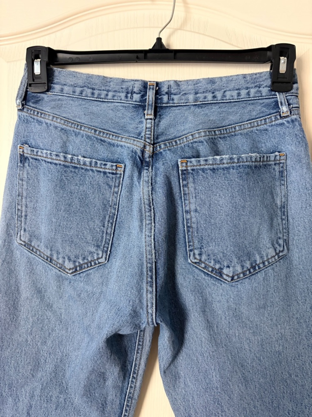 Agolde Riley High Rise Straight Leg Button Fly Denim Jeans, 28 - Picture 4 of 14